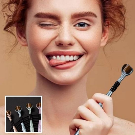 BROSSES A DENTS A 3 TETES 360° - NONEOV™