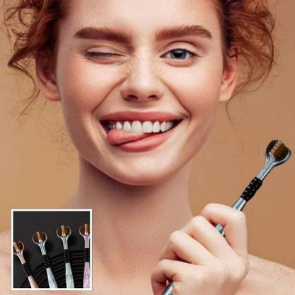 BROSSES A DENTS A 3 TETES 360° - NONEOV™