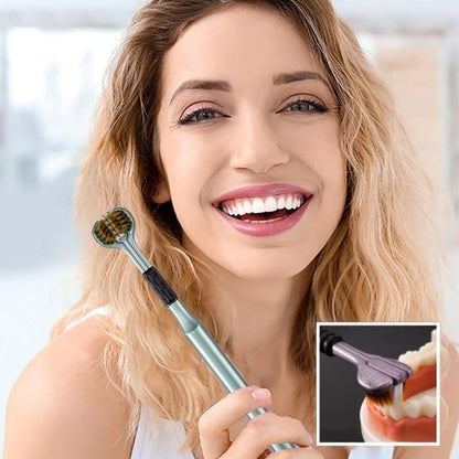 BROSSES A DENTS A 3 TETES 360° - NONEOV™